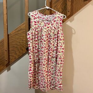 Rose Floral Housedress XL